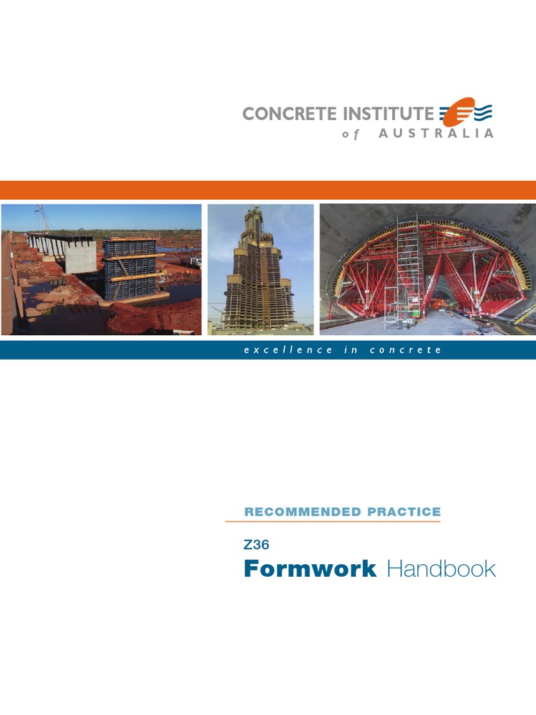 Formwork Handbook: Recommended Practice | PDF | Buckling | Concrete