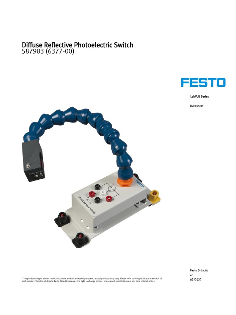 LabVolt Diffuse Reflective Switch Datasheet | PDF | Switch