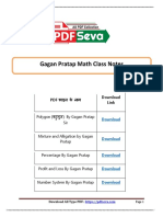 Gagan Pratap Math Class Notes