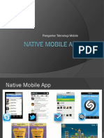 Materi Native Mobile App