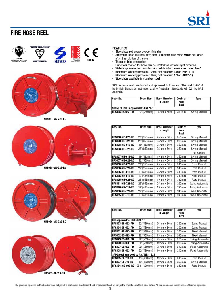 Fire Hose Reel | PDF