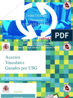 Accesos Vasculares Guiados Por USG