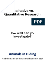 Quali vs. Quanti Research