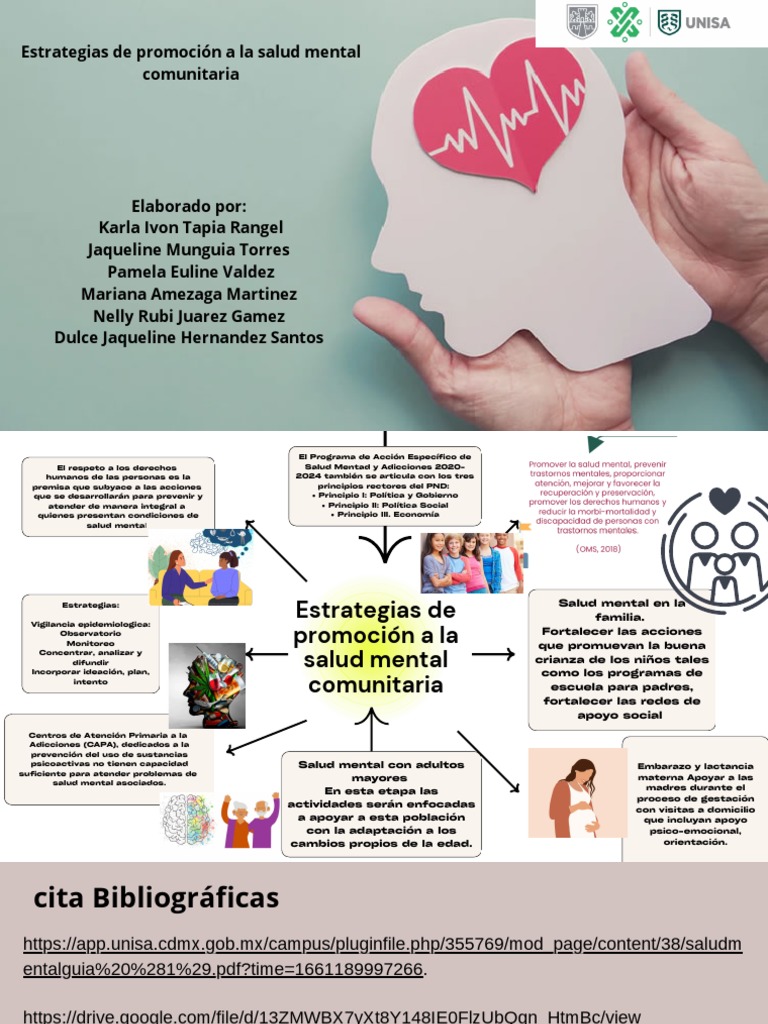 mapa mental estrategias de promocion a la salud mental comunitaria ...