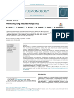 Predicting Lung Nodules Malignancy