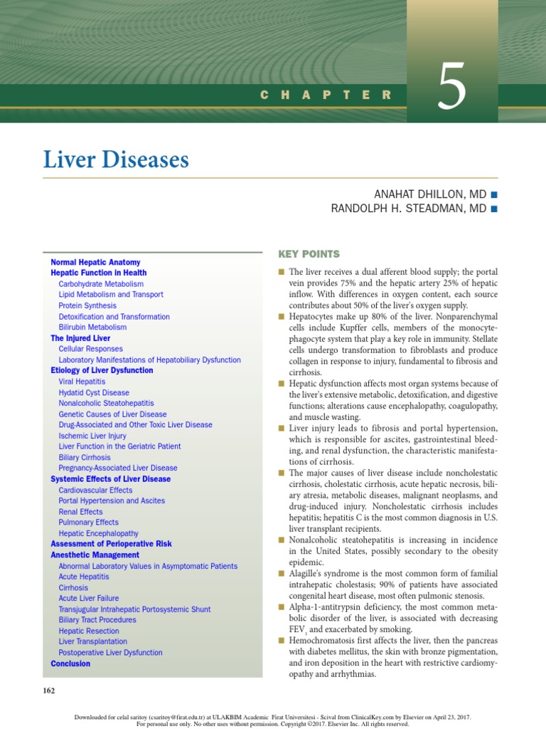 Liver Diseases PDF Liver Lipoprotein