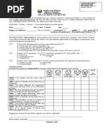 HR Evaluation Form