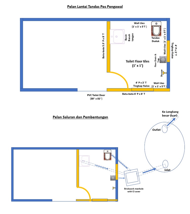 Toilet - Floor Plan 03-09-2023 R1 | PDF