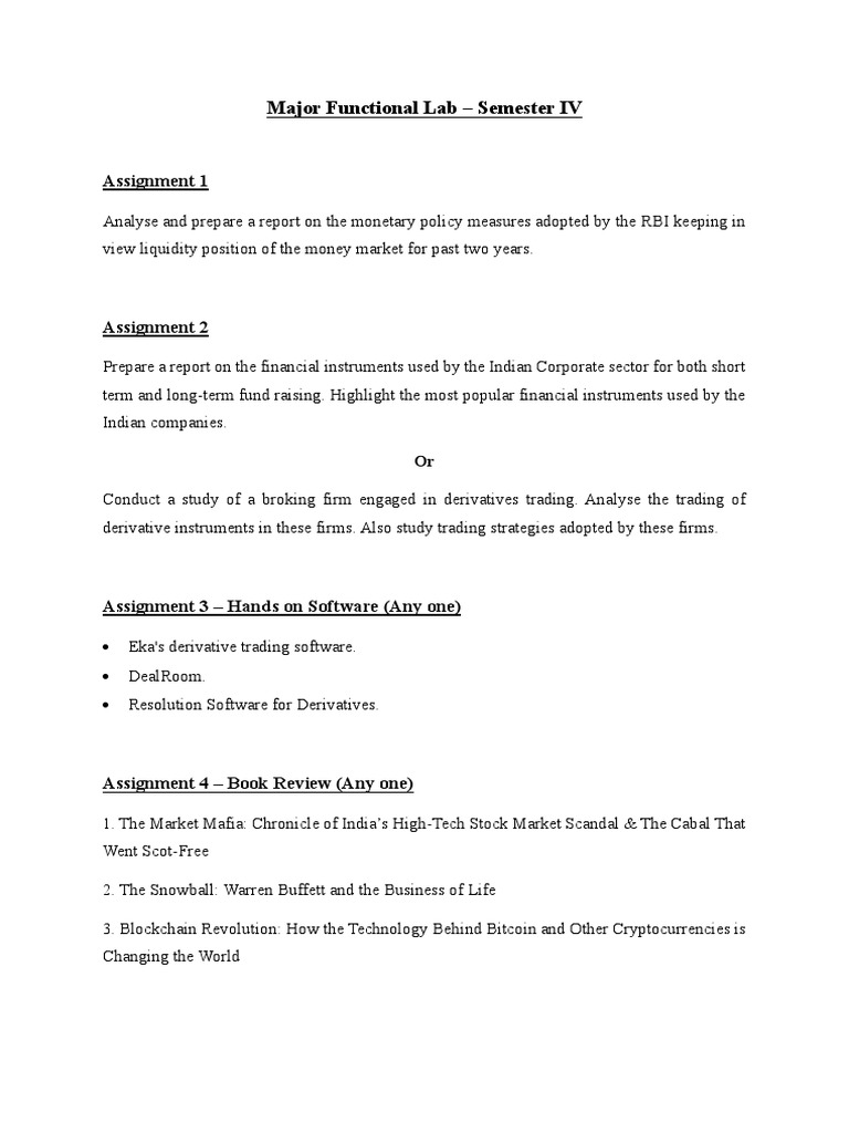 RBI Monetary Policy & Financial Instruments Analysis | PDF