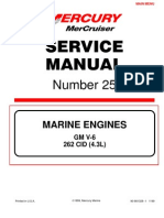 Mercruiser Service Manual #25 GM V6 1998 - 2001