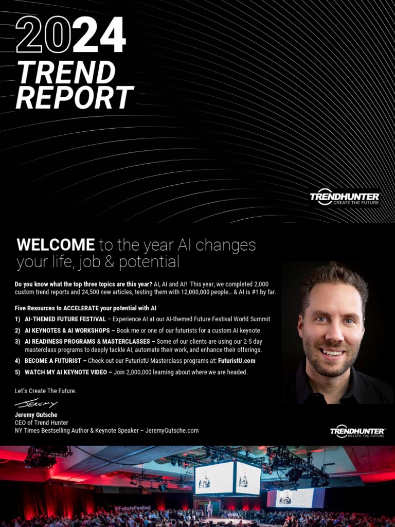 2024 Trend Report by Trend Hunter, PDF