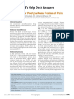 NSAIDs For Postpartum Perineal Pain