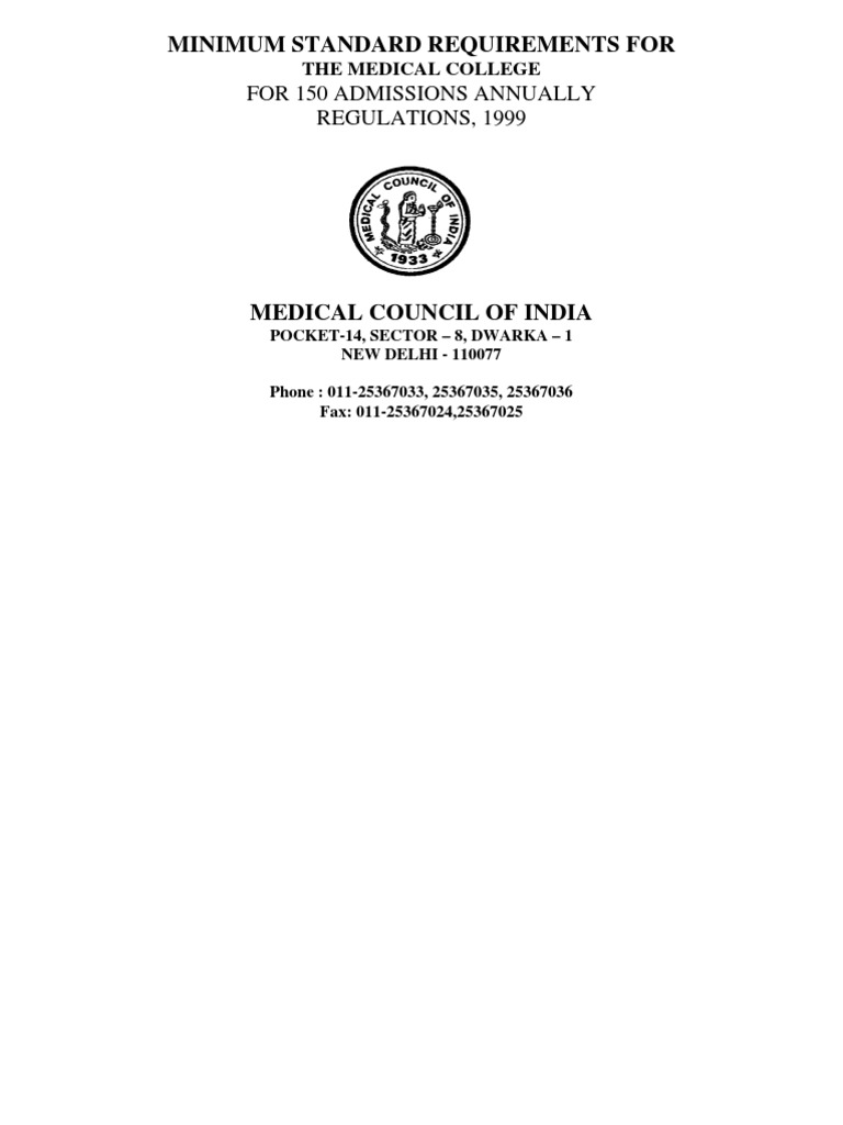 MCI Guidelines PDF Hospital Medical Imaging