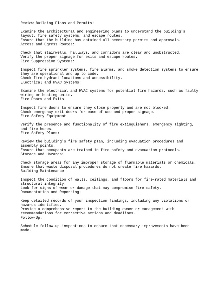 MSB Inspection | PDF