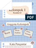 Kelompok 1: Rombel D