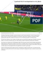 Breaking Down Sancho's Goal and Why It Was Important To Every Player
