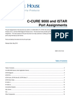 CCURE 9000 Istar Port Assignments