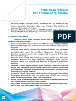 Penetapan Jabatan Dan Peringkat Pelaksana