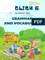English 6 Grammar and Vocab