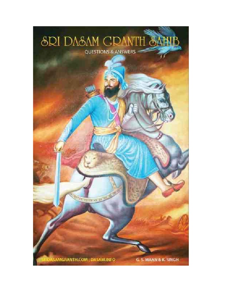 Sri Dasam Granth Sahib Questions and Answers PDF Guru Granth Sahib Sikh