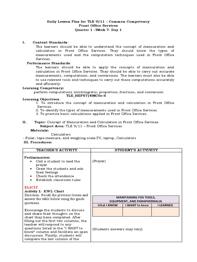 Tle Fos 9 11 Q1 Wk 7 D1 Pdf Discounting