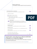 Google Forms Questionário.