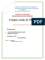 TP 03 - Analyse Et Commande Par Retour D'état