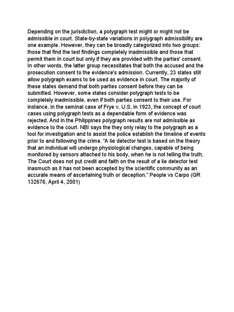 Depending On The Jurisdiction PDF