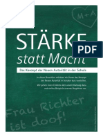 Staerke Statt Macht