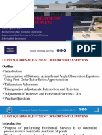 Lecture 6 - Adjustment of Horizontal Surveys