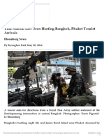 Thai Martial Law Seen Hurting Bangkok, Phuket Tourist Arrivals - Businessweek