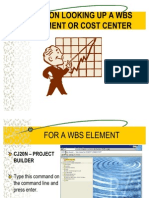 Tips On Looking Up A Wbs Element