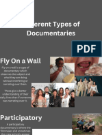 Different Types of Documentaries