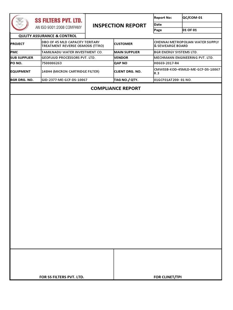 Compliance Report PDF