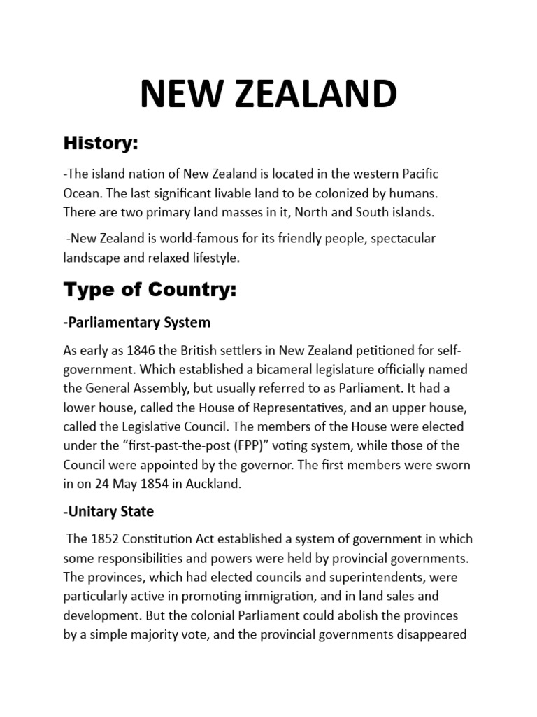New Zealand | PDF | New Zealand | Monarch