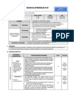 Sesion de Aprendizaje #06: Procesos Pedagogicos Estrategias/Actividades