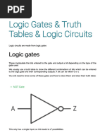 3B - Logic Gates, Truth Tables & Logic Circuits