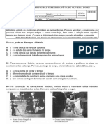 Avaliação Parcial - 6ºano - TN - Regular - Primeira Etapa