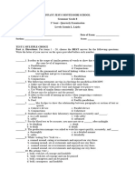 1st Semi-Quarter Exam Grammar 8