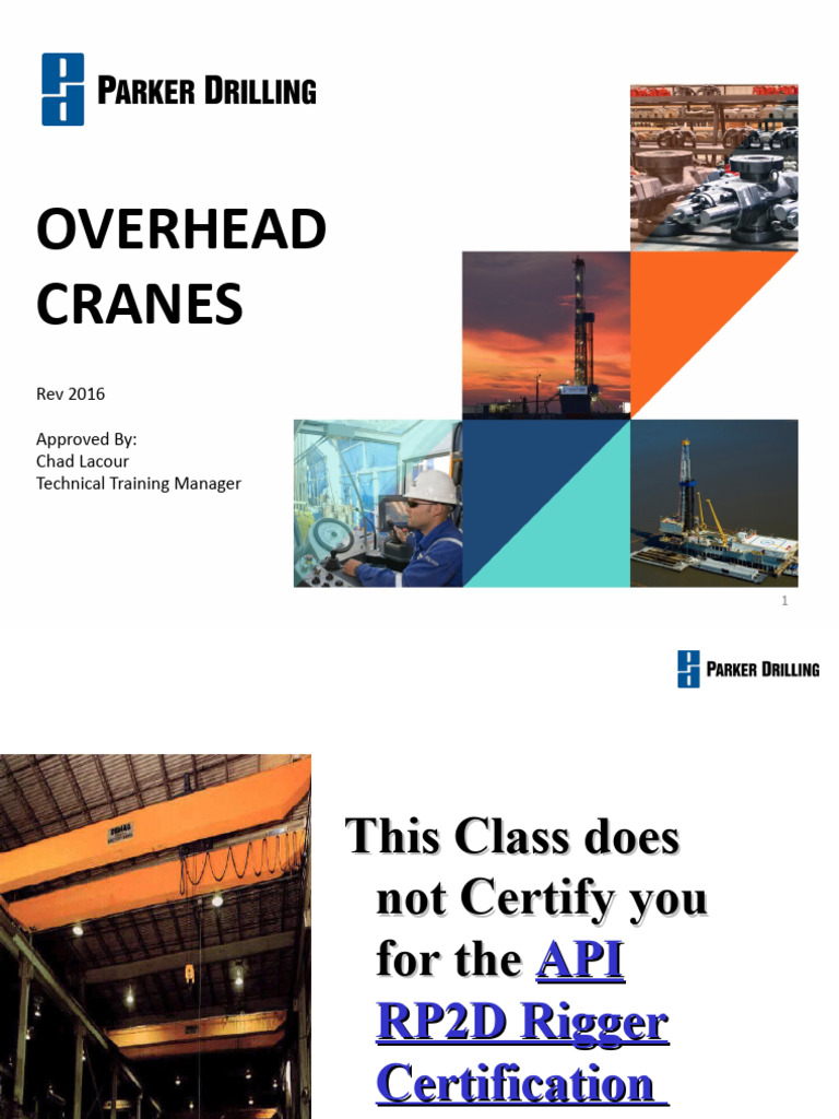 Overhead Crane Safety Training Guide | PDF | Crane (Machine) | Rope