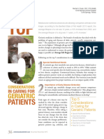 Top 5 Considerations in Caring For Geriatric Patients