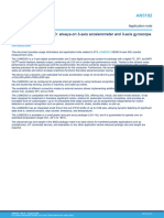 An5192 Lsm6dso Alwayson 3d Accelerometer and 3d Gyroscope Stmicroelectronics