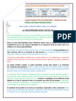 Guia 4 La Responsabilidad Escolar 11 Etica y Valores Jose Gonzalez