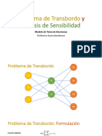 Transbordo y Análisis de Sensibilidad