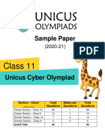 UCO Sample Papers For Class 11