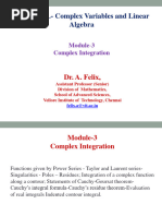 Module-3 - Complex Integration - 1