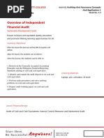 AUD 2 Audit of Cash and Cash Equivalent