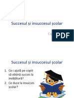 Succesul Și Insuccesul Școlar