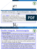 Math 85 Double Integrals Nonrec and Applications