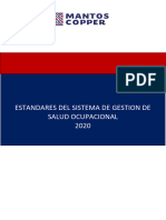 Estandares Sistema de Gestión de Salud Ocupacional